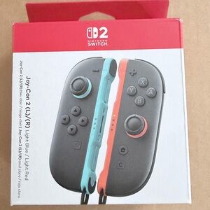 Nintendo Switch 2 R/L Joy-Con Controllers with straps (Original Nintendo)